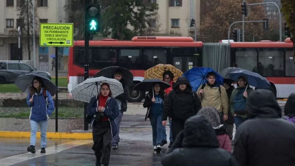 Lluvia En Santiago última Semana De Septiembre